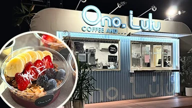 Ono.luluのキッチンカーとアサイーボウルの写真
