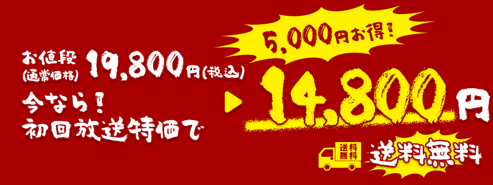 通常価格14,800円