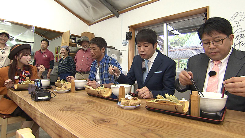 写真：白糸の森のうどん屋さん