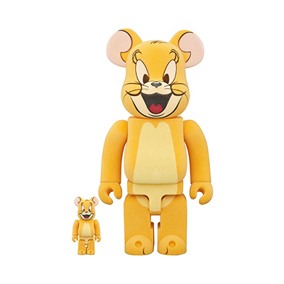 BE@RBRICK JERRY (Classic Color) FLOCKY Ver.100% & 400%