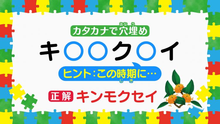 穴埋めクイズ 放送内容 脳のアサトレ アサデス Kbc Kbc九州朝日放送