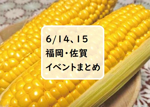 【福岡・佐賀 週末おでかけ♪】6月14日、15日以降に予定されているイベントまとめ