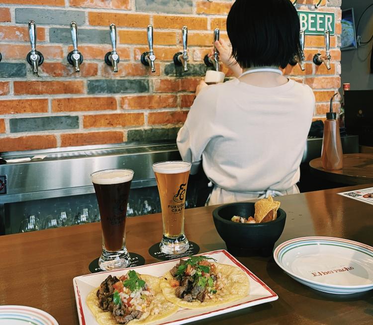  【まち歩き】『FUKUOKA CRAFT by エルボラーチョ』自社醸造所でつくられるクラフトビールとメキシコ料理！